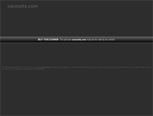 Tablet Screenshot of cacourts.com